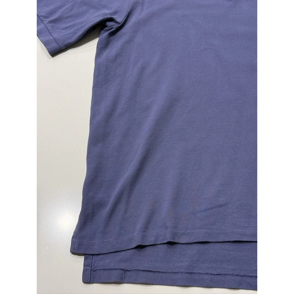 Polo Ralph Lauren Iconic Mesh Polo Shirt 2XLT Blue Cotton Red Logo